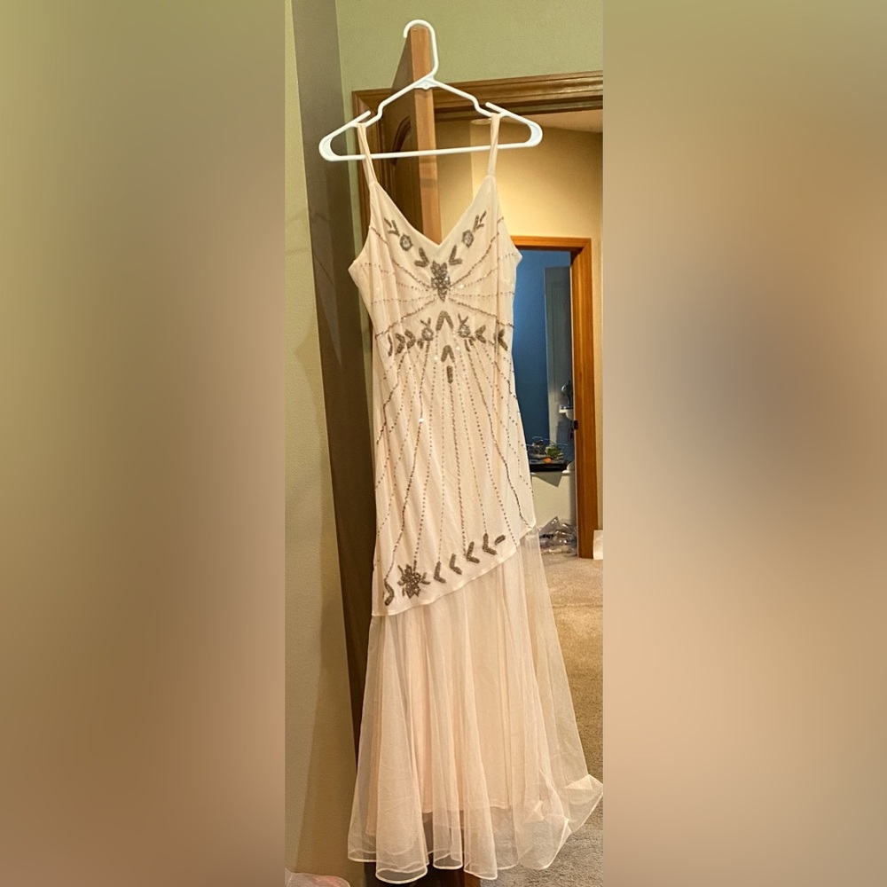 Vintage Women’s Beaded Slip Dress Sz 16